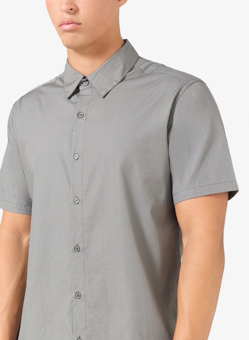 سفنتي فايف قميص كلاسيكي بقصة عادية - Image 3