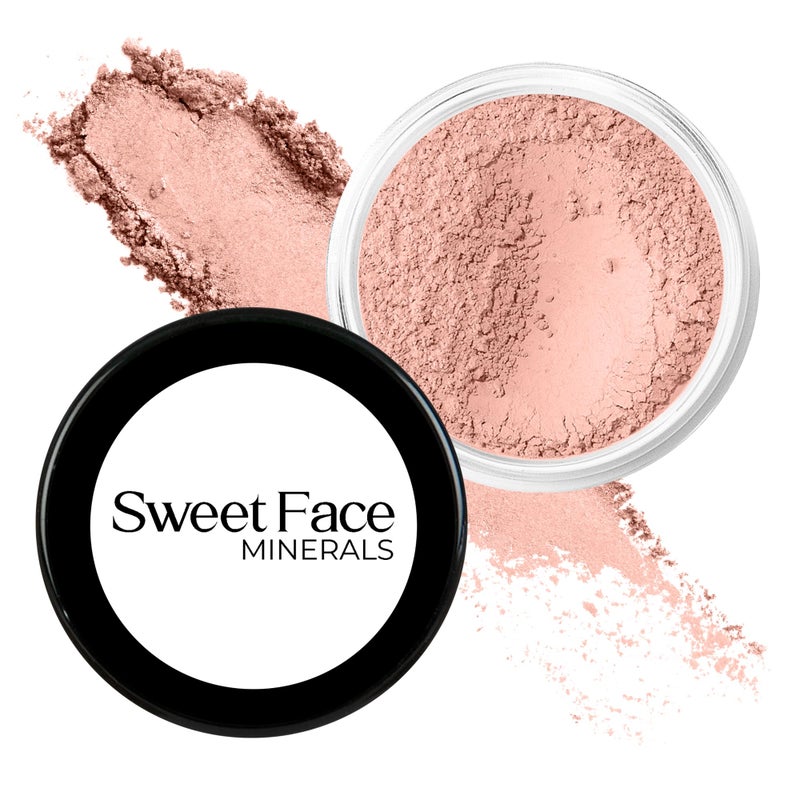Sweet Face Minerals BLUSH (SWEET CHEEKS) Mineral Makeup Powder Bare Face Shadow Contour Rouge Highlight (20 gram Sifter Jar) - Image 1