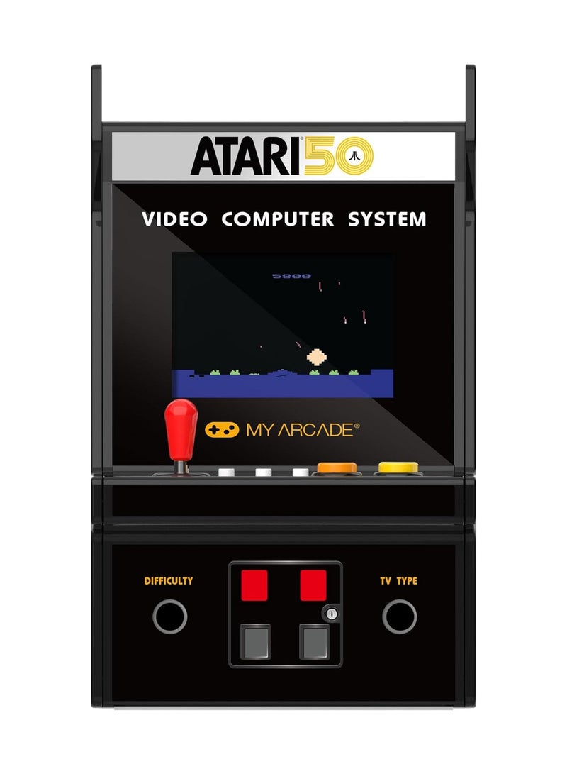 My Arcade Atari Micro Player Pro: 100 Games, 6.75" Mini Arcade Machine, Fully playable Video Game Collectible - Image 2