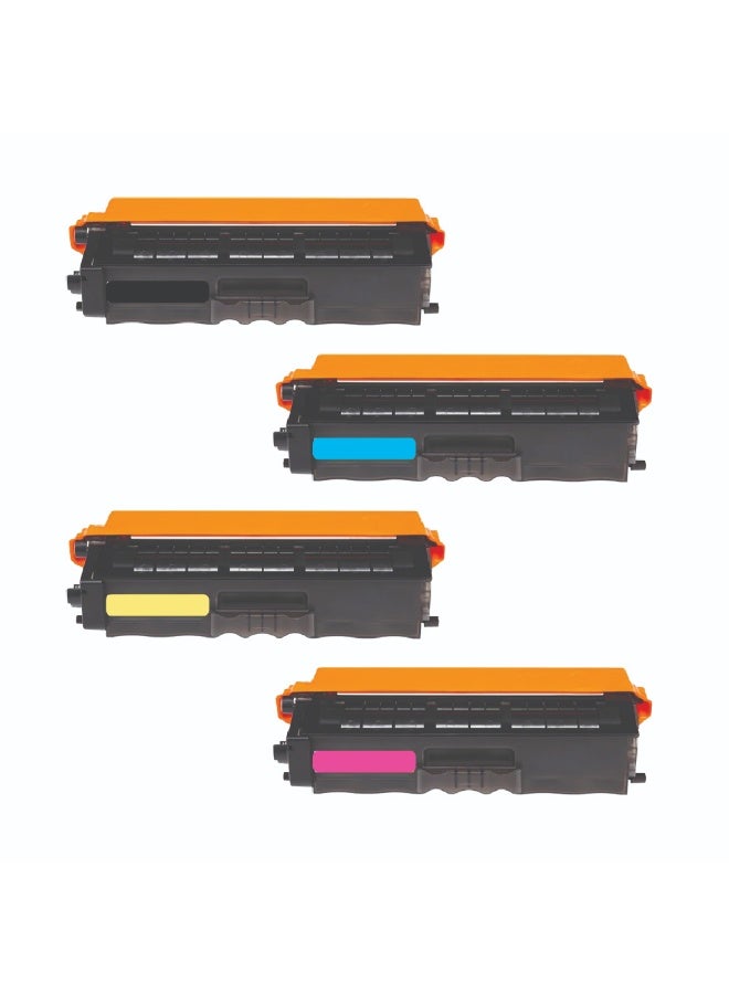 TN-411 Set Toner Cartridge Replacement For Brother HL L8260CDW, L8360CDW, L9310CDW, DCP L8410CDW, MFC L8610CDW, L8690CDW, L8900CDW, L9570CDW (Black Cyan Magenta Yellow) - Image 1