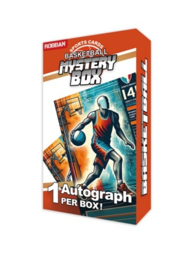ROBBAN Logoman 1/1 Includes Signed Finds LeBron James Stephen Curry Kevin Durant James Harden 1Variation & 1 Autographed Per Mystery Box Basketball Sports Trading Cards- - Global Certified Collectible - Image 2
