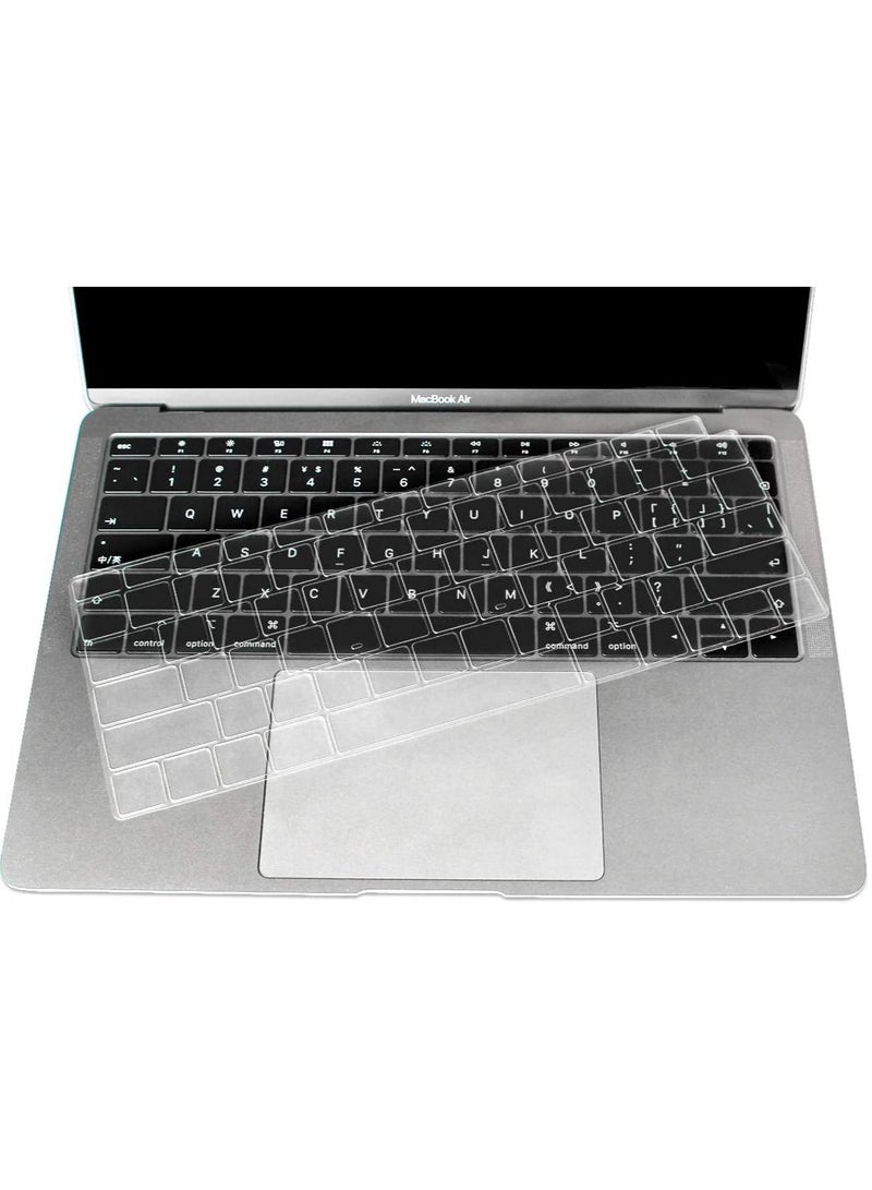CATANES Keyboard Cover Skin For MacBook Air 13 inch A1932 2018-2019 Release with Retina Display Clear - Image 2