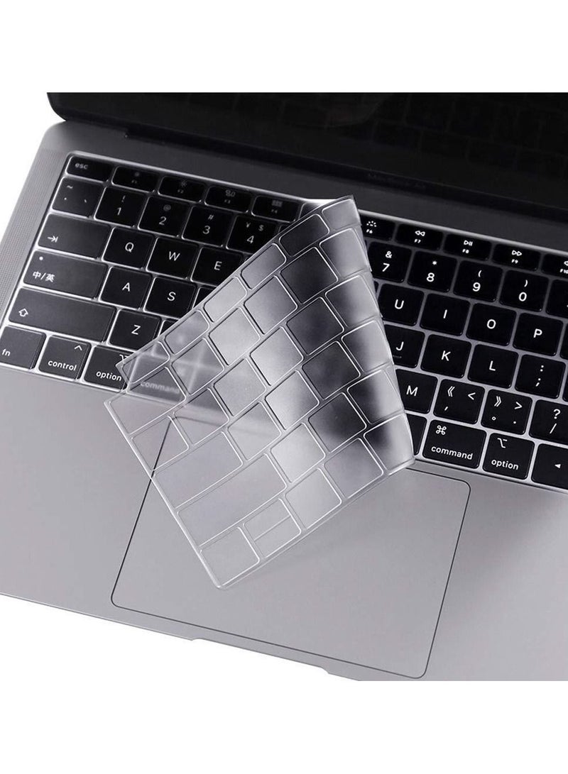 CATANES Keyboard Cover Skin For MacBook Air 13 inch A1932 2018-2019 Release with Retina Display Clear - Image 1