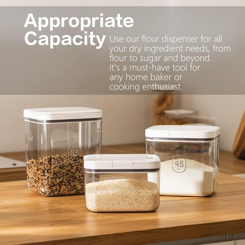 LivLab Airtight Flour Container - Keep your flour fresh and easily accessible - Image 3