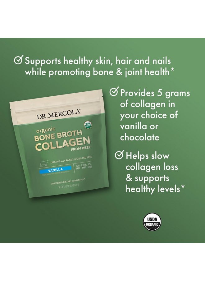 Dr. Mercola Organic Bone Broth Collagen Powder - Vanilla, 30 Servings (30 Scoops), Dietary Supplement, Supports Bone and Joint Comfort, USDA Organic, Non-GMO - pzsku/Z74ADAF7F337BD7E52D08Z/45/_/1739883215/b37a3e0c-e363-4de4-899b-3db99acbb938