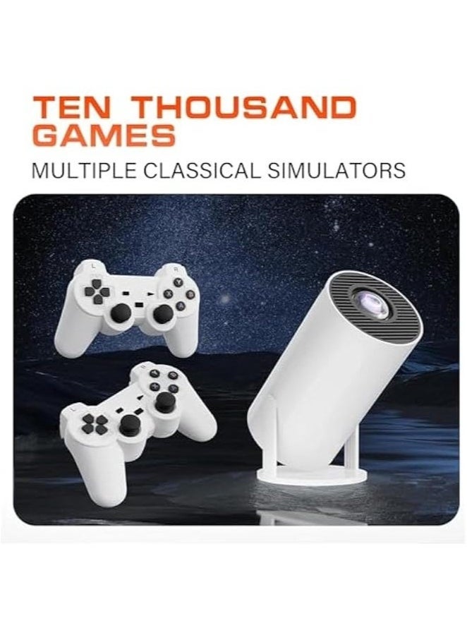 ELTRAZONE - M300 Max Game Projector with 2 Wireless Controllers – High-Definition Video Game Projector and Entertainment System, Portable Plug-and-Play Gaming with Ultra-Clear Display, Perfect for Home Gaming and Movie Nights - Image 1