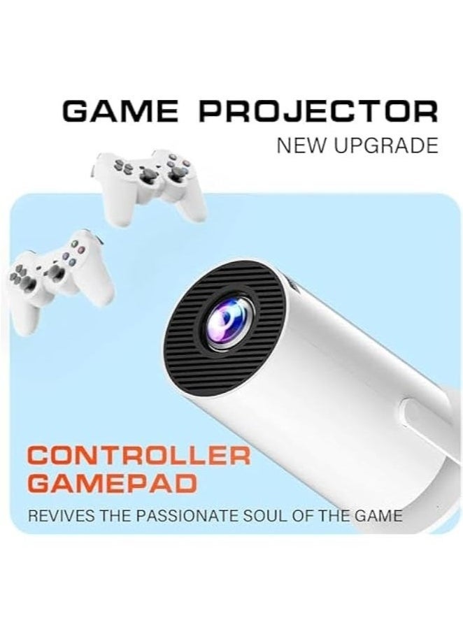 ELTRAZONE - M300 Max Game Projector with 2 Wireless Controllers – High-Definition Video Game Projector and Entertainment System, Portable Plug-and-Play Gaming with Ultra-Clear Display, Perfect for Home Gaming and Movie Nights - Image 1