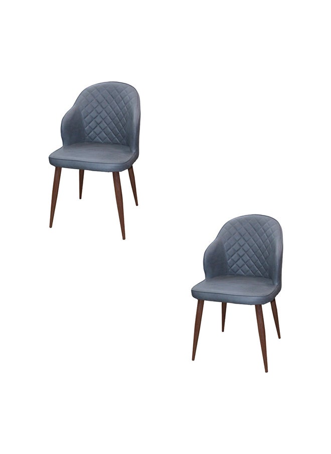 JILPHAR FURNITURE Jilphar Premium Dining Chair with Metal Legs 1159A set of 2pcs 
