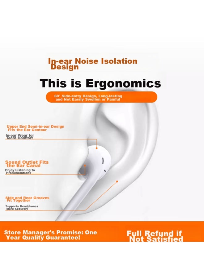 Witgoer Wired Earphones With Lightning Connector, Compatible With Apple 13/14/12/11/iphone/pro Max, For Ipad Gaming - Image 3