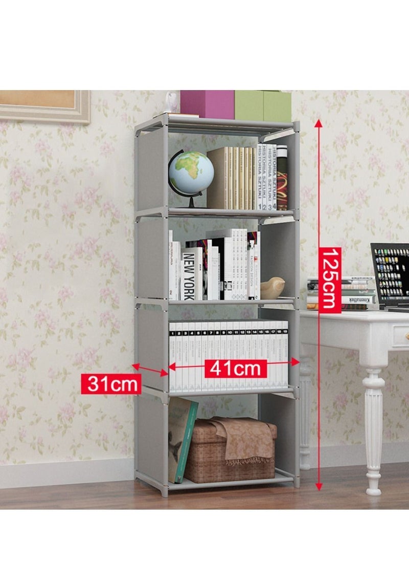 Y&D - 5-Layer Storage Rack Magazine Bookcase Display Organizer Shelves shelf - Image 1