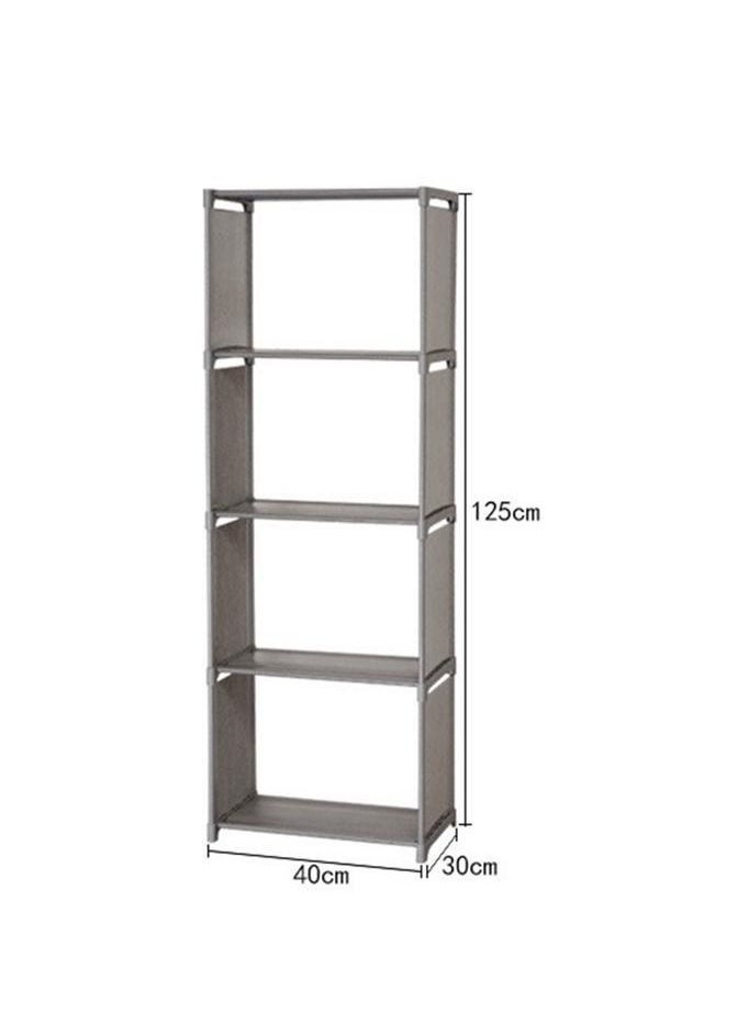 Y&D - 5-Layer Storage Rack Magazine Bookcase Display Organizer Shelves shelf - Image 1