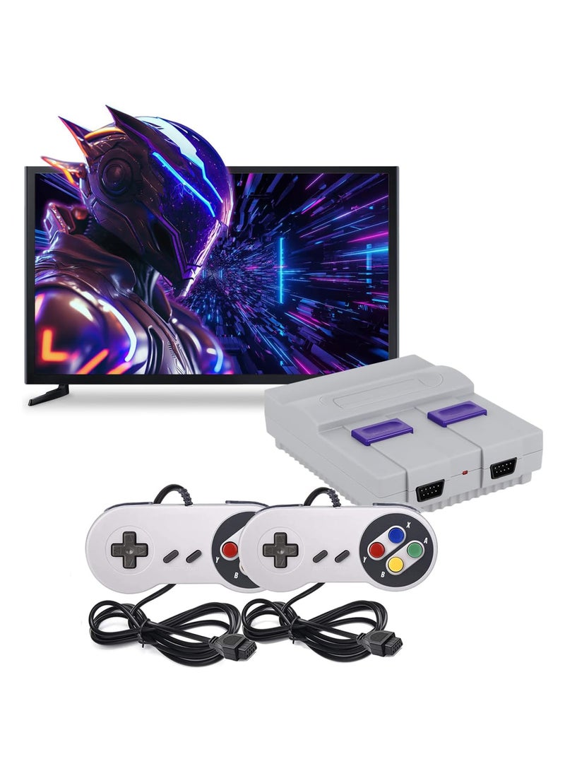 SYOSI Excefore Classic Retro Mini Game Console, Built-in 500 Classic Games with 2 Controllers, HDMI Port - Children Gift, Happy Childhood Memories - Image 1