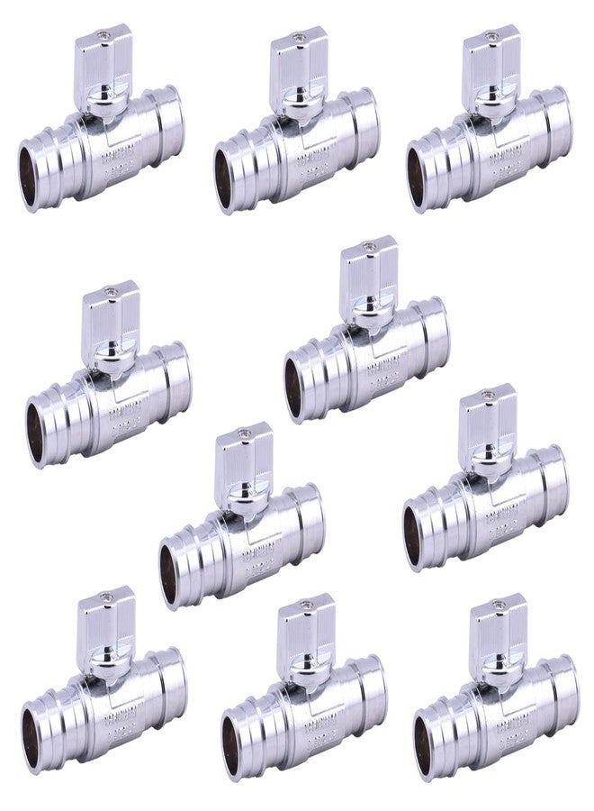 إل دي بروداكتس صمام LD - صمام إيقاف إمداد مستقيم PEX A بدوران ربع دورة، صمام إغلاق F1960 للتمدد البارد بـ 3/4 بوصة × 3/4 بوصة لأنابيب Pex A - ماركة LD (عبوة من 10 قطع) - Image 2