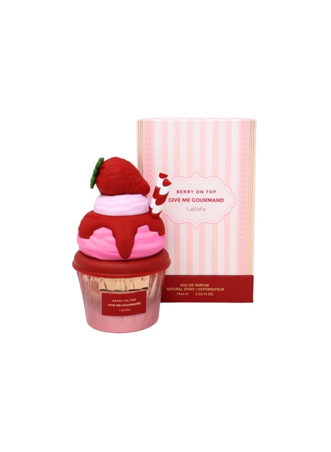 لطافة عطر بيري اون توب او دي بارفان، مجموعة جيف مي جورماند، برائحة التوت والفواكه والفانيليا، شكل بخاخ، 75 مل - Image 5
