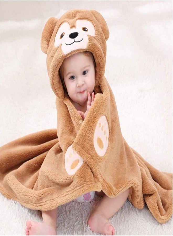 BRANDONN Baby Blankets New Born Combo Pack of Hooded Swaddle Crib Wrapper for Baby Boys and Baby Girls Pack of 2 Pcs, (0-6 Months, L 83 cm x B 80 cm) - Image 3