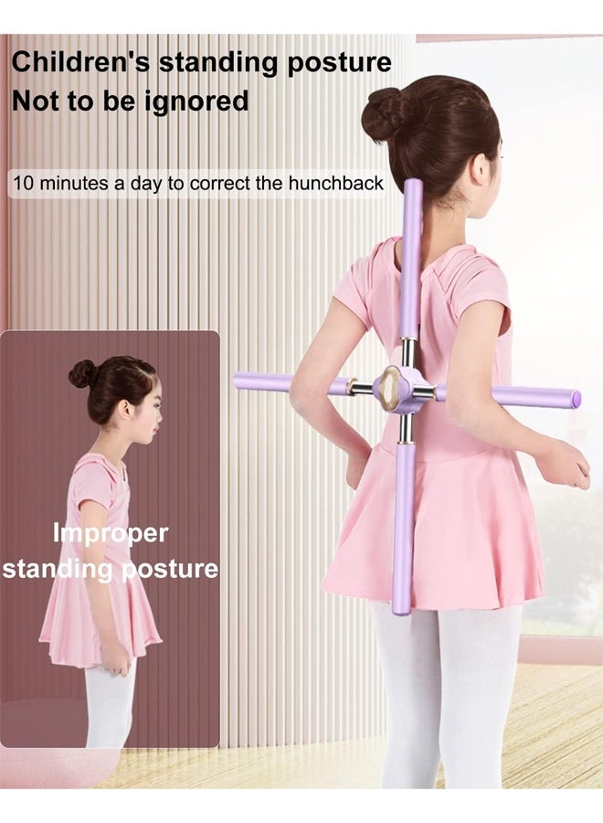 DUNISO Posture Corrector Yoga Stick，Humpback Correction Sticks Stretching Tool, Multipurpose Retractable Yoga Sticks Stretching Tool for Posture，for Back, Relieve Your Pains, Hunchback Corrector and Height Increaser - Image 3