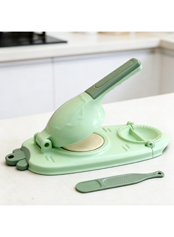 CKIKH A handy tool for making dumplings, a convenient and quick dumpling wrapper press for easy and easy dumpling making in the home or restaurant. (Green) - Image 5