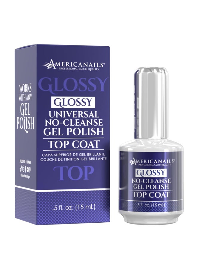 AMERICANAILS .COM Americanails Gel Polish Top Coat Original Dual Cure Formula Long Lasting Soak Off UV LED Fast Drying Nail Gel Glossy Finish 5 oz - Image 3