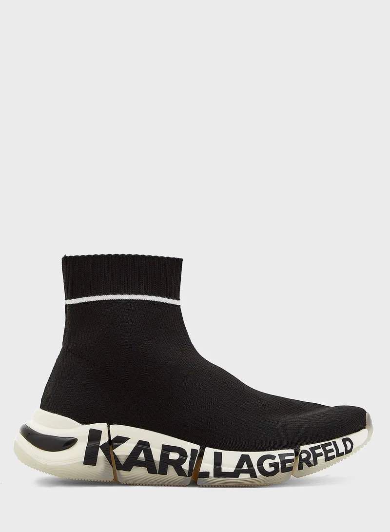 Karl Lagerfeld Quadra Knit Boots