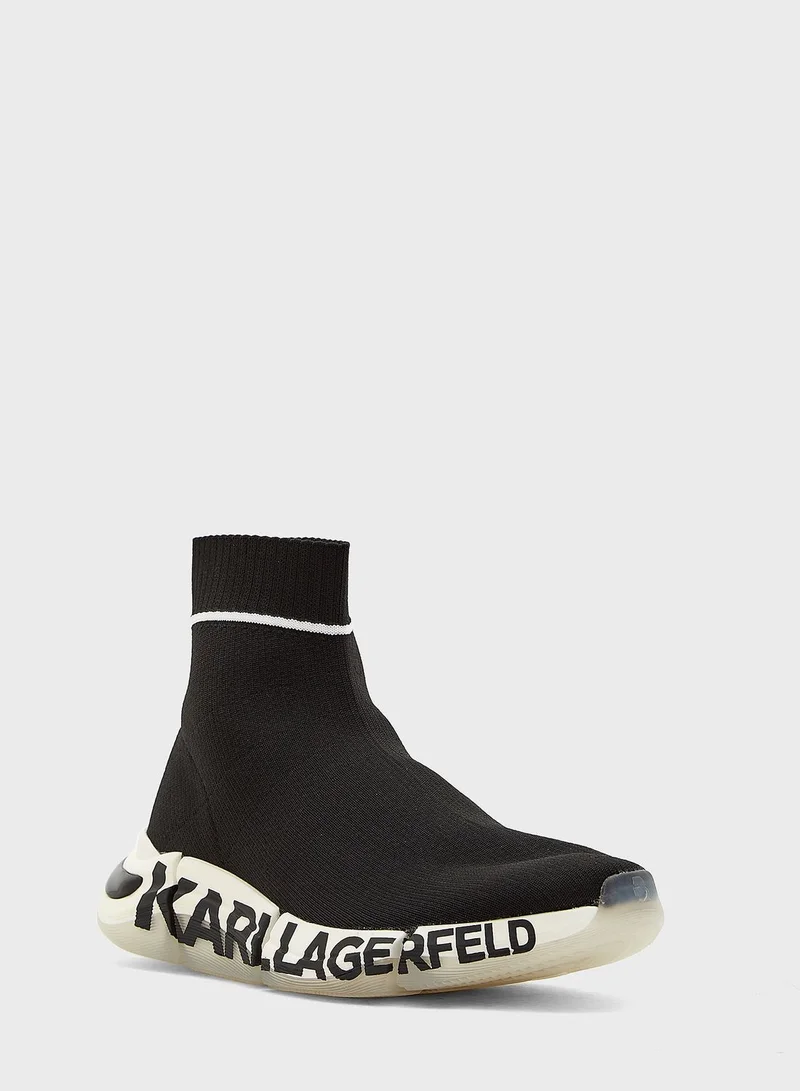 Karl Lagerfeld Quadra Knit Boots