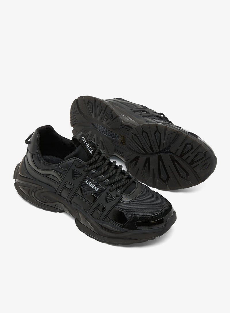 GUESS Lace Up Low Top Sneakers - Image 3
