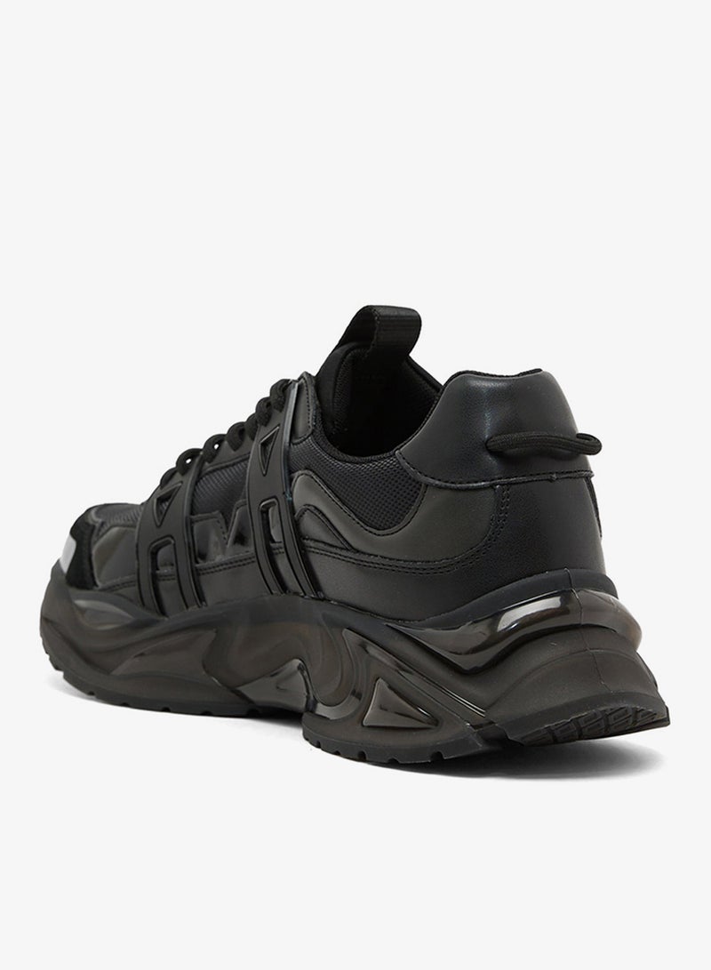 GUESS Lace Up Low Top Sneakers - Image 2