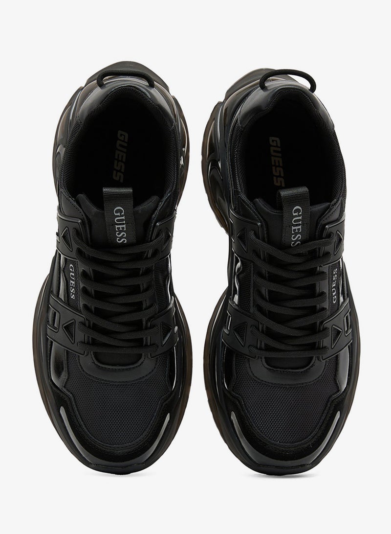 GUESS Lace Up Low Top Sneakers - Image 4