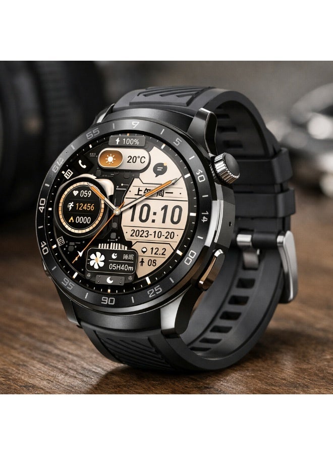 mpBLBERRI Sports Smart Watch with HD Display, Multi-Sport Modes, Waterproof Fitness Tracker, Health Monitoring, Long Battery Life Rubber Strap Smartwatch for Men - Image 4