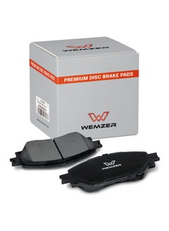 WEMZER INDUSTRIES Premium Ceramic Brake Pads |04465-33471-WZ|Compatible With: Toyota, Lexus (Find Fitting Compatibility in Description)  - Image 1