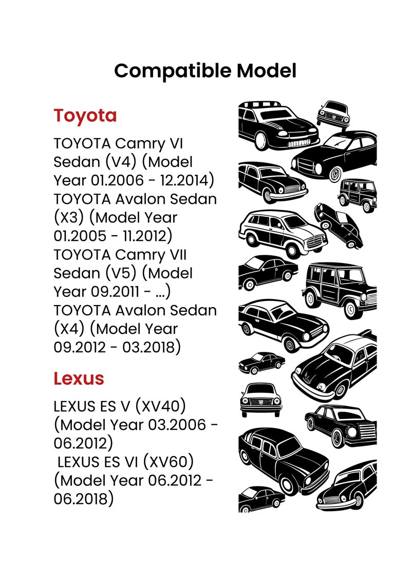 WEMZER INDUSTRIES Premium Ceramic Brake Pads |04465-33471-WZ|Compatible With: Toyota, Lexus (Find Fitting Compatibility in Description)  - Image 5