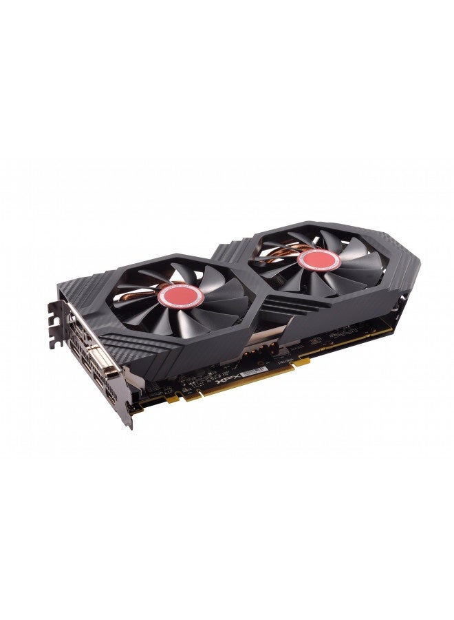 XFX بطاقة الرسوميات Xfx Radeon Rx 580 Gts Xxx Edition 1386Mhz Oc+, 8Gb Gddr5, جاهزة للواقع الافتراضي, ثنائية البيوس, 3Xdp Hdmi Dvi, Amd (Rx-580P8Dfd6) - Image 3