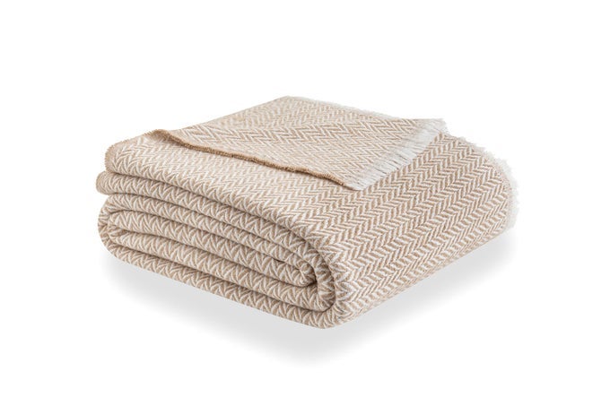 EXTRA SOFT COTTON BLANKET FOUR SEASONS MULTIPURPOSE SOFA QUILT PLAID FOR BED FOULARD BLANKET BED COVER SOFA COVER 120 X 180 CM SAND BEIGE PRCMAMSBEAR120X180