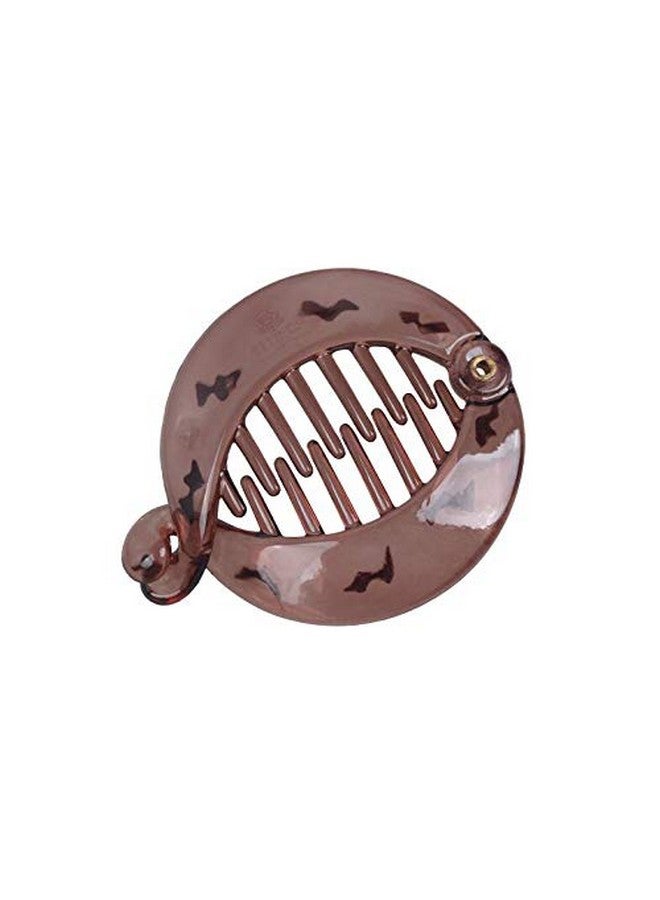 Natuworld 4Pcs 2.5 Inch Banana Fish Hair Clips Barrette Effortless Beauty Assorted Side Combs Ponytail Hair Clip Comb Pin French Round Banana Clips Hair Accessories For Women Ladies Girls (Color Random) - Image 4
