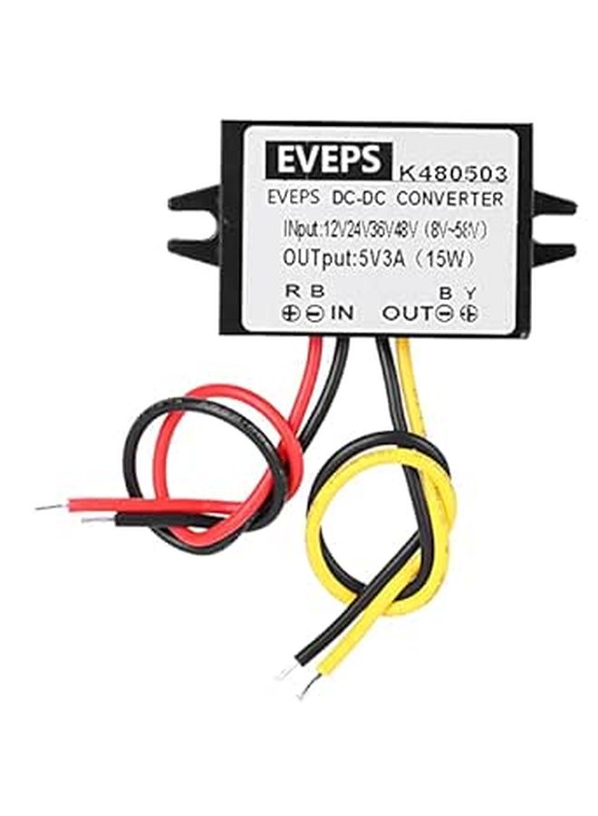 وحدة إمداد الطاقة خافضة للجهد DC DC 12V 24V 36V 48V إلى 5V 3A محول - Image 1
