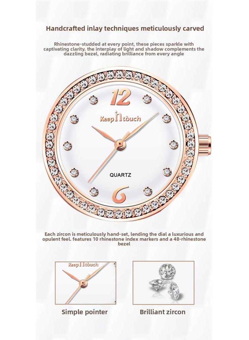 SUFADA Watches for Women Stylish Stainless Steel Water Resistant Quartz Analog Watch 28mm - Image 2