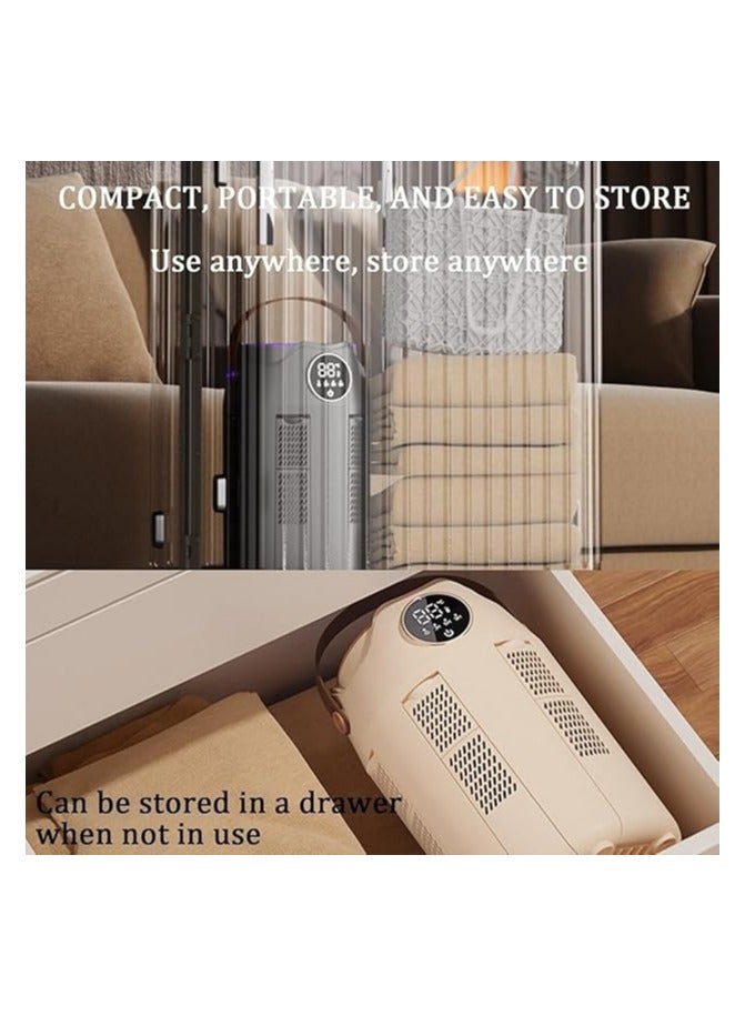 general 6-arm dryer, portable shoe heater with digital touch screen, electric shoe dryer with 3-hour / 6-hour / 9-hour timer, 360° hot air circulation, quick drying, odor elimination, suitable for hotels and homes - Image 5