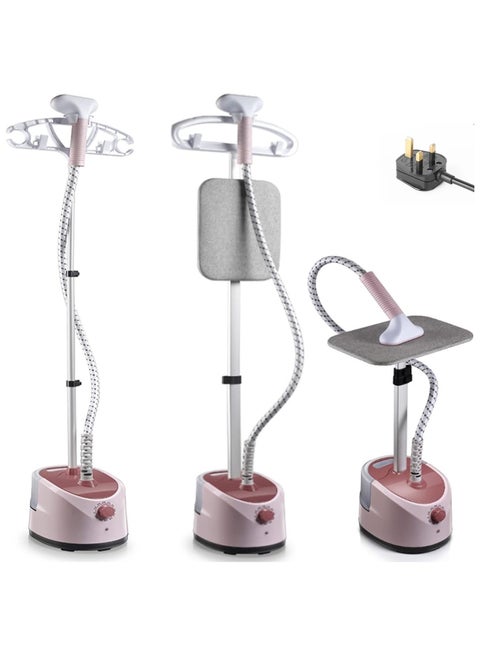 Beauenty 2000w Vertical Clothes Garment Steamer, Height Adjustable With Built-In Ironing Board, Heat Insulated Steam Hose, 40 Second Heating, Stainless Steel Nozzle，Hanging Vertical Electric Iron