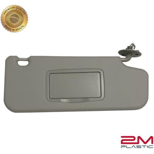 2M PLASTIC Sun Visor fits for Chevy Sonic 2011-2020 Spark 2012-2022 Passenger Side Right Gray Replacement 2M PLASTIC - Image 2