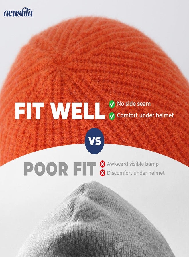 ACUSHLA 100% Merino Wool Balaclava for Men & Women - Winter Ski Mask Thermal Cold Weather Gear Knit Warm Face Mask 2 in 1 n Wool Beanie for Motorcycle Running Snowboarding Fishing, Black - Image 5
