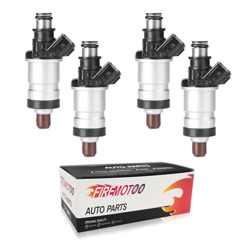 FIREMOTOO 4PCS Fuel Injector 06164P2J000 06164-P2J-000 1 Hole Replace for Honda Accord 2.3L 98-02 Civic 1.6L 96-00 CR-V 2.0L 97-98 Odyssey 1998 for Acura Integra 1.8L 96-01 RL 96-99 TL 96-98 CL 1999 - Image 1