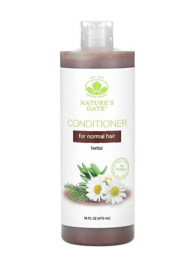 mild by Nature Herbal Conditioner for Normal Hair  16 fl oz 473 ml  - Image 1