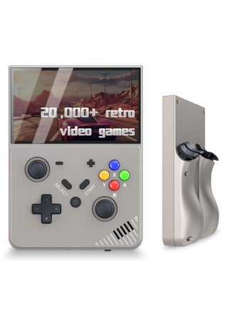 SYOSI Handheld Game Console, Retro Video Game Player, 4.3 Inch IPS Screen, Linux OS, Built-in 64G TF Card, Built-in 20,000+ Classic Games, Retro Handheld Game Console with 25 Classic Simulators