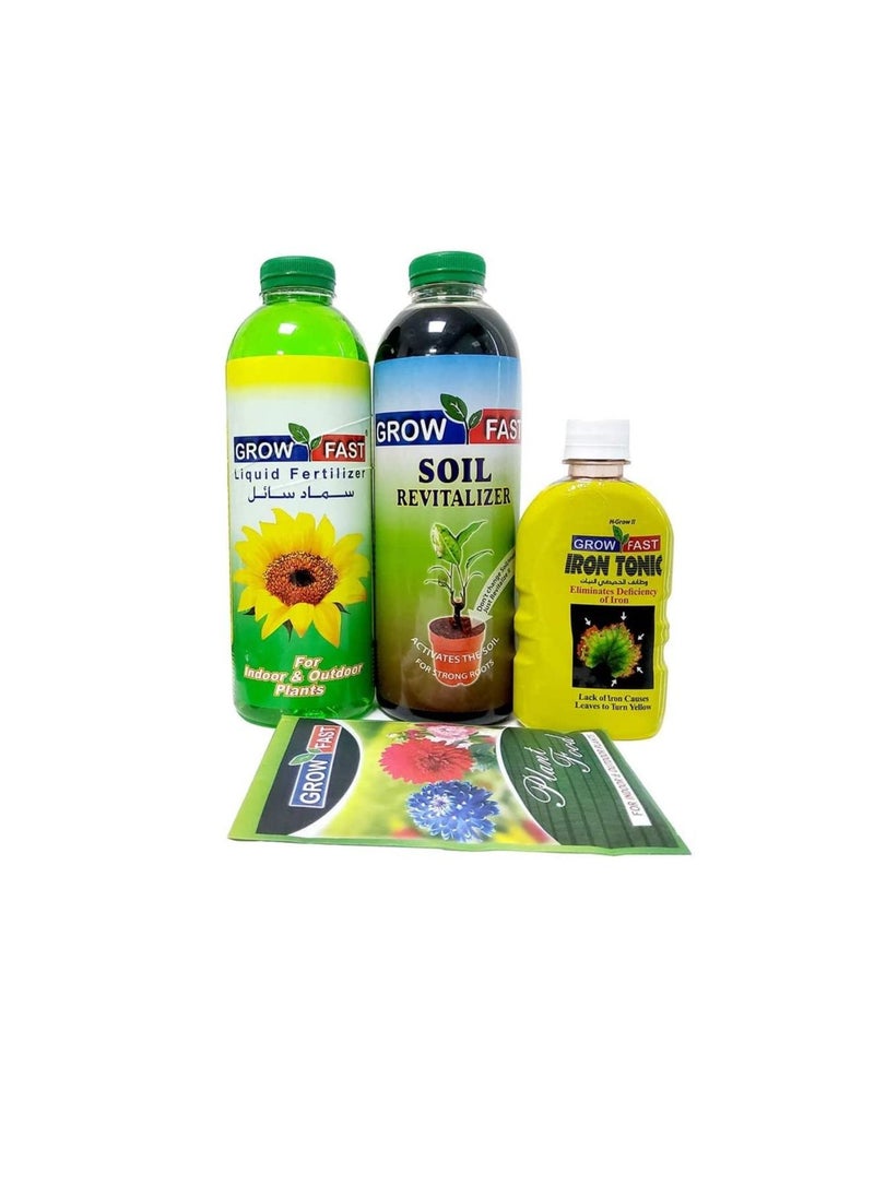 GROW FAST Grow Fast Fertilizers, Plant Food, Iron Tonic for Outdoor & Indoor Plants  - Image 1