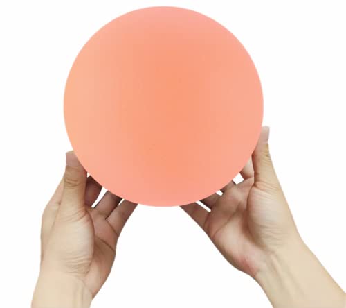 Ganjiang 7Inches Uncoated Silent Foam Ball, Sponge Kickball,Dogeball for Indoor Activity & Play(Yellow Color) - Image 1