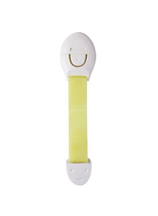 Kuhu Creations - Kids Safety Lock For Drawer Fridge Cabinet And Many Other Appliances Or Furniture. (8 Units Yellow Nylon) - Image 1