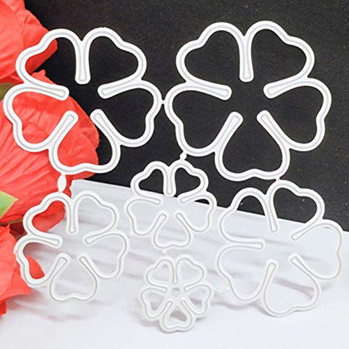 DDeehs 6pcs/Set 3D Rose Flower Metal Die Cuts,Wedding Flower Leaf Leaves Cutting Dies Cut Stencils for DIY Scrapbooking Album Decorative Embossing Paper Dies for Card Making - Image 5