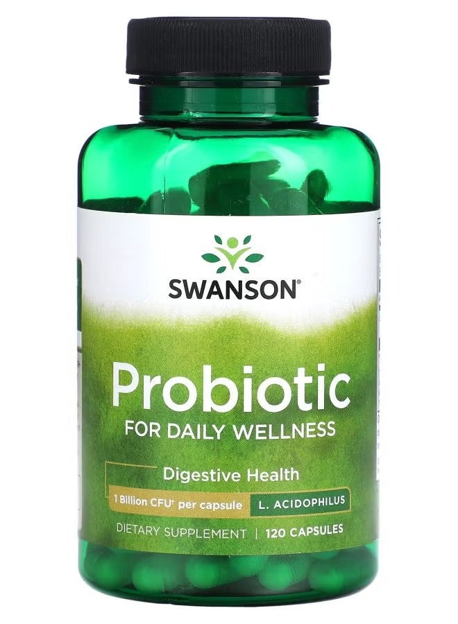 Swanson, Probiotic, 1 Billion CFU, 120 Capsules
