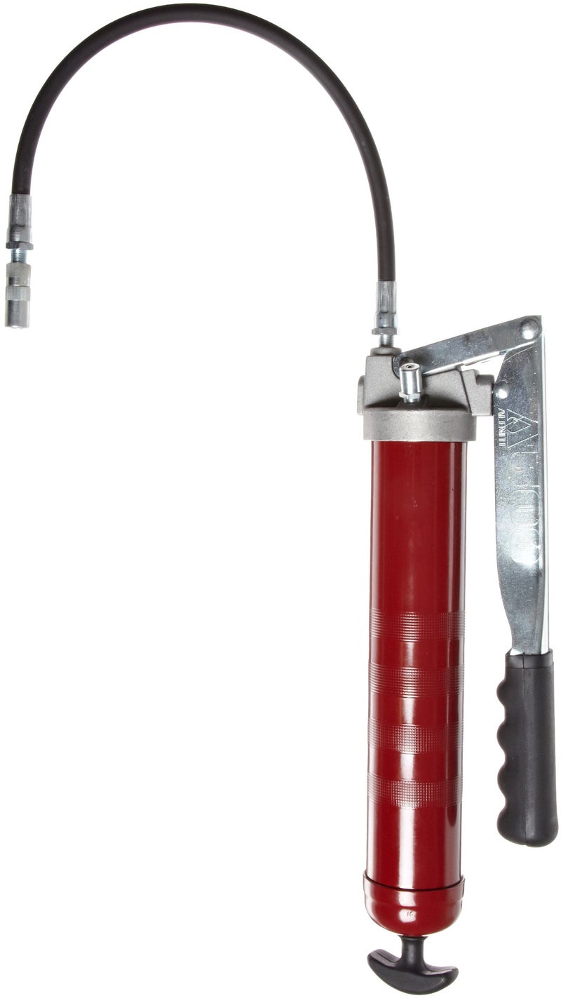 Alemite 500-E Grease Gun, Develops up to 10,000 psi, Delivery 1 oz./21 Strokes, 16 oz. Bulk or 14 oz. Cartridge, with 18" Hose & Coupler, 3-Way Loading - Image 1