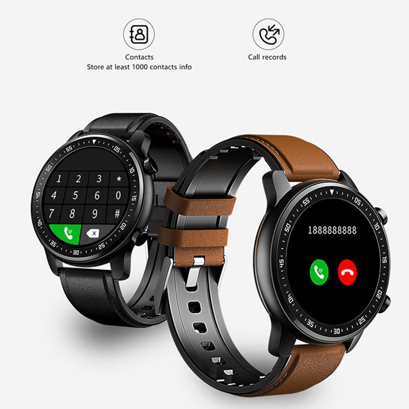 MT1 Smart Watch Fitness Tracker Smart Bracelet Sport Band Music Control App Message Reminder BT Call Heart Rate Blood Pressure Sleep Monitoring Recording Color Touch Screen Message Push - Image 4