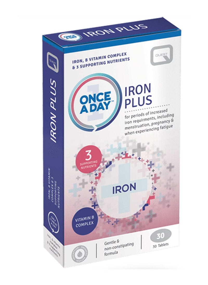 Quest Once A Day Iron Plus 30S 